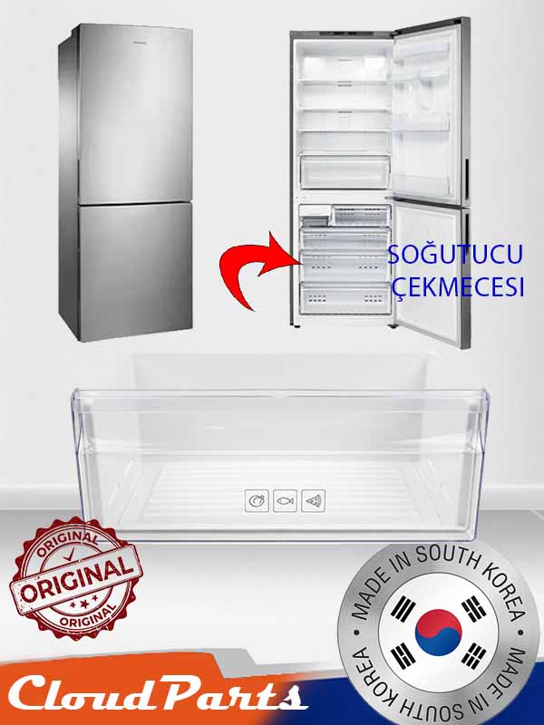 Samsung RL4323RBASP Uyumlu Buzdolabı Soğutucu Bölüm Orta Çekmecesi
