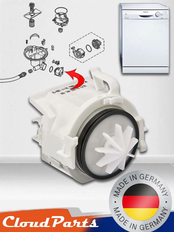 Bosch Siemens Profilo Bulaşık Makineleri ile uyumlu Pompa Motoru (uyumluluğunu sorunuz)