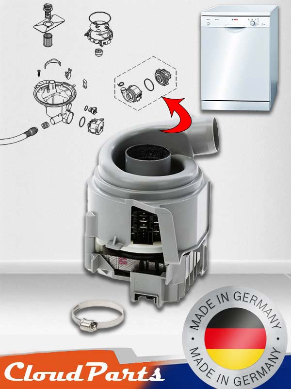 Bosch Siemens Profilo Bulaşık Makinesi Isıtma Pompası Orijinal