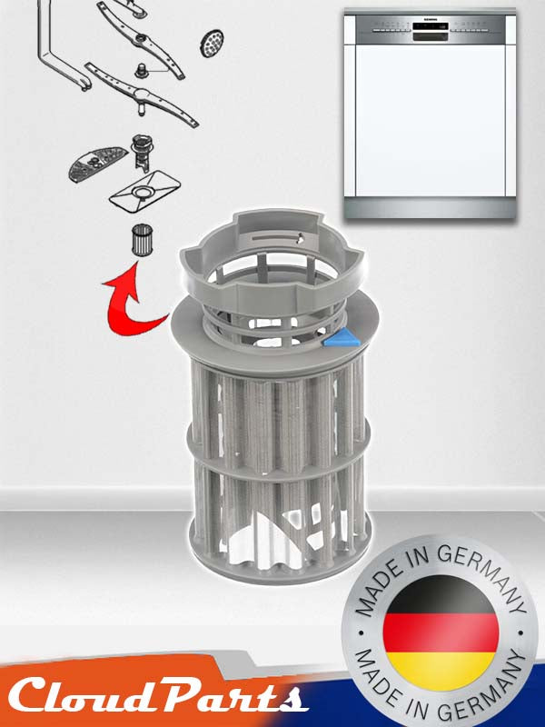Bosch Siemens Profilo Bulaşık Makinesleri ile uyumlu Mikro Filtre (uyumluluğunu sorunuz)