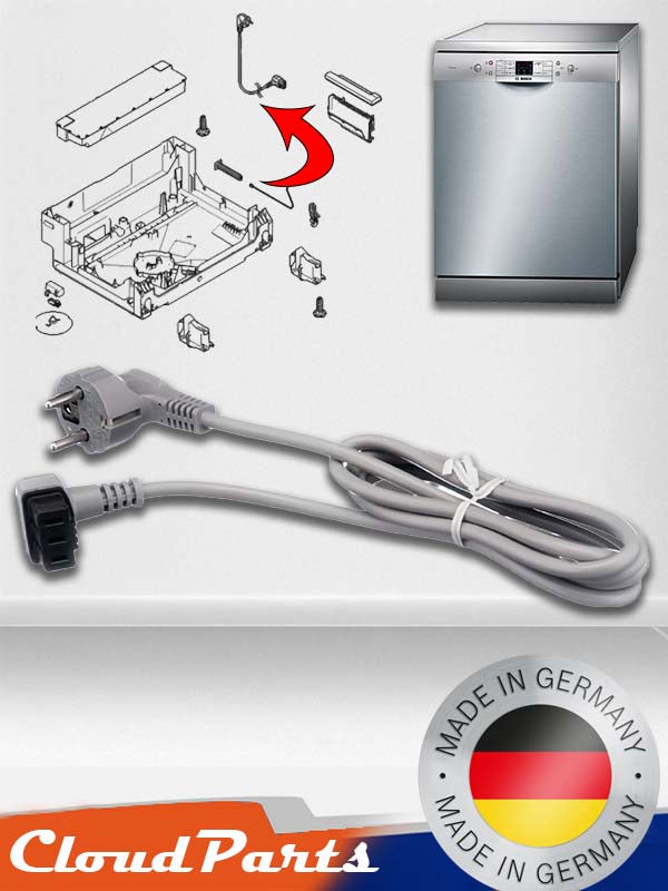 Bulaşık Makinesi Güç Kablosu