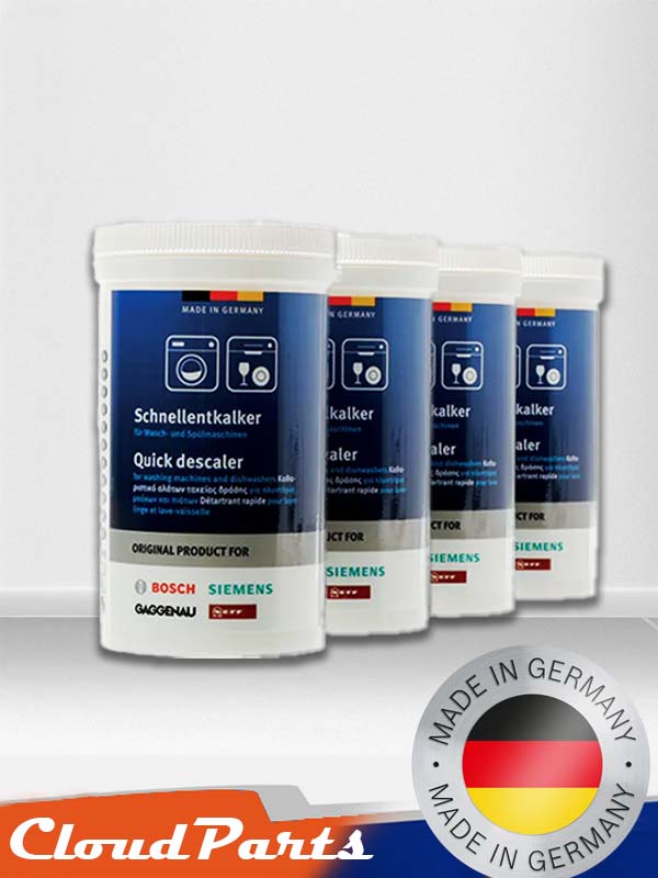 Çamaşır ve Bulaşık Makineleri için Kireç Çözücü (4'lü Ekonomik Paket)