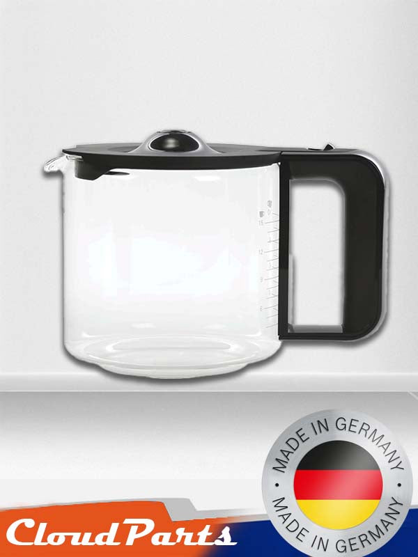 Kahve Makineleri için Orijinal Cam Sürahi - TKA8.. model kahve makinelerine uyumludur (uyumluluğunu sorunuz)