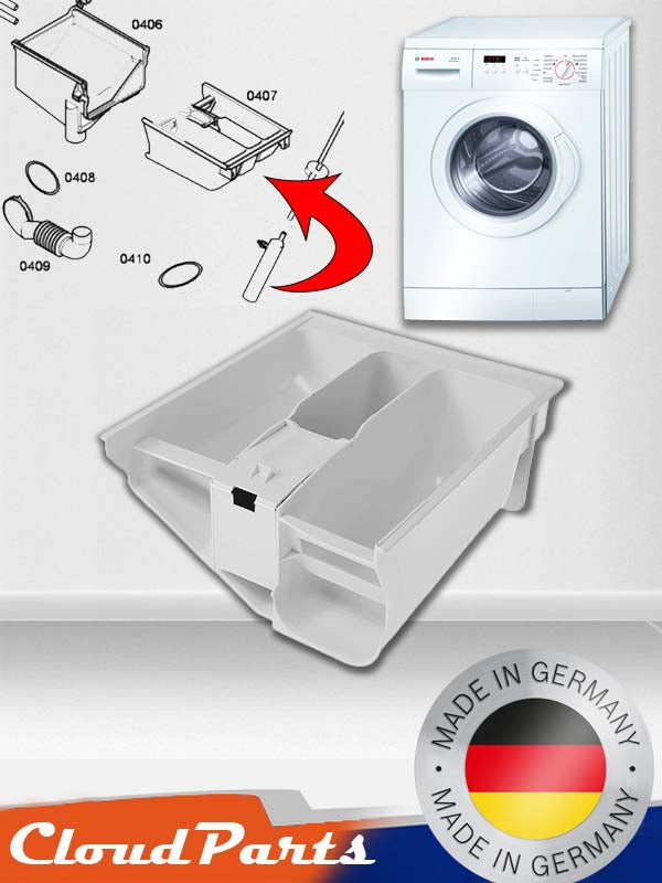 Bosch/Siemens/Profilo Çamaşır Makineleri ile uyumlu Deterjan Çekmecesi (uyumluluğu sorunuz)