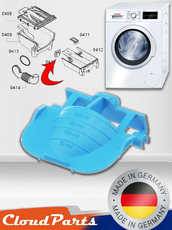 osch / Siemens / Profilo Çamaşır Makineleri ile Uyumlu Sıvı Deterjan Aparatı