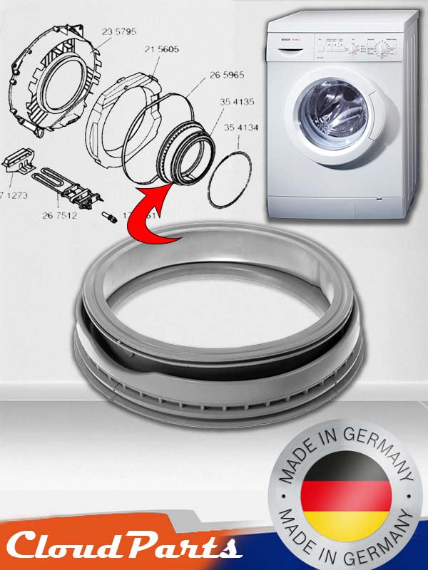 Bosch/Siemens/Profilo Çamaşır Makineleri ile uyumlu Körük Lastiği (uyumluluğu sorunuz)