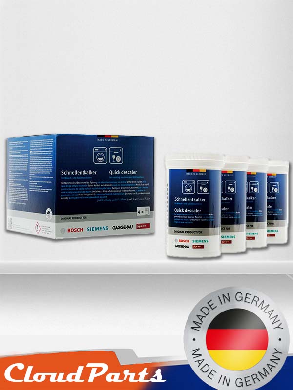 Çamaşır ve Bulaşık Makineleri için Kireç Çözücü (4'lü Ekonomik Paket)