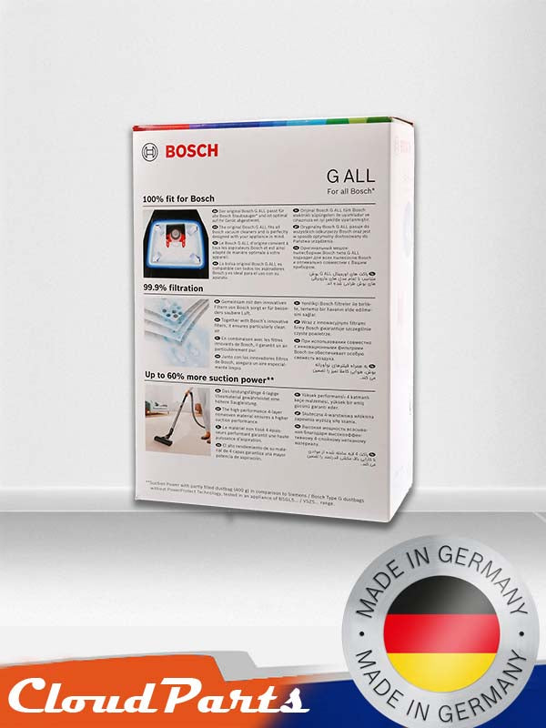 Bosch Elektrikli Süpürgeleri ile uyumlu Kağıt Toz Torbası - 4 Adet (uyumluluğu sorunuz)