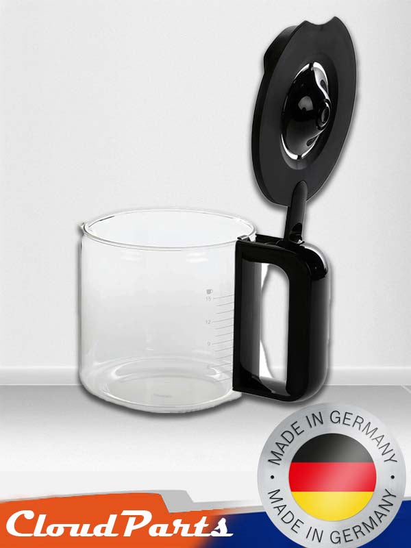 Kahve Makineleri için Orijinal Cam Sürahi - TKA8.. model kahve makinelerine uyumludur (uyumluluğunu sorunuz)