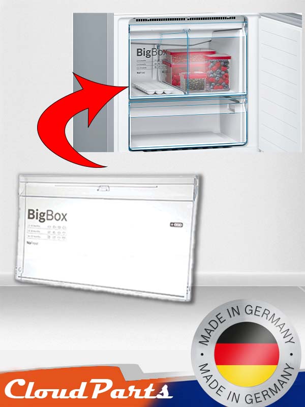 Bosch/Siemens/Profilo Buzdolapları ile uyumlu Dondurucu Çekmece Kapağı (Cihazınız ile uyumluluğunu sorunuz)