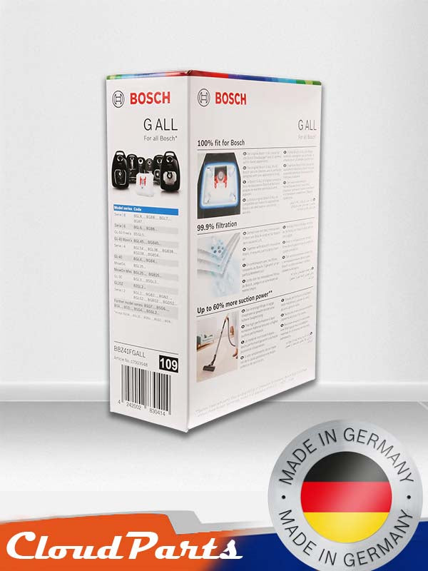 Bosch Elektrikli Süpürgeleri ile uyumlu Kağıt Toz Torbası - 4 Adet (uyumluluğu sorunuz)