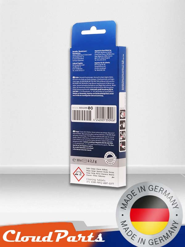 Bosch Kahve Ve Espresso Makinesi Için Temizleyici Tablet 10lu