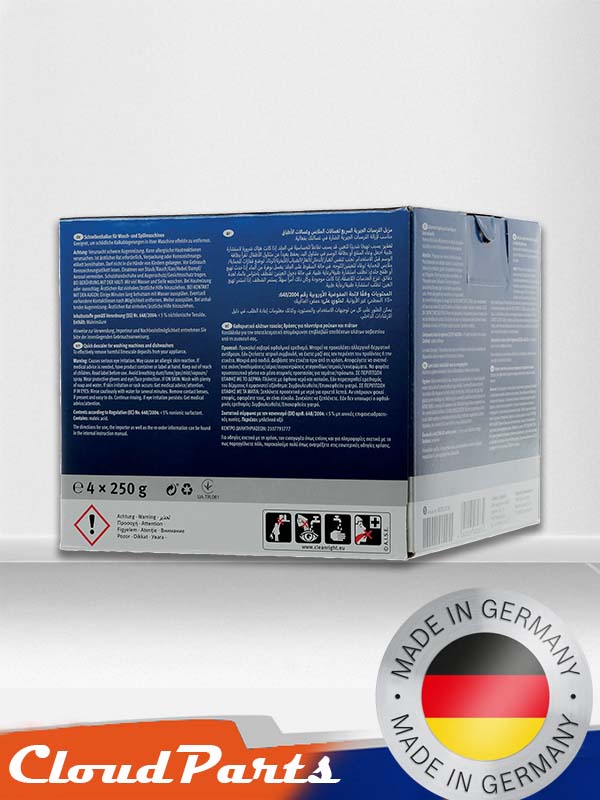 Çamaşır ve Bulaşık Makineleri için Kireç Çözücü (4'lü Ekonomik Paket)