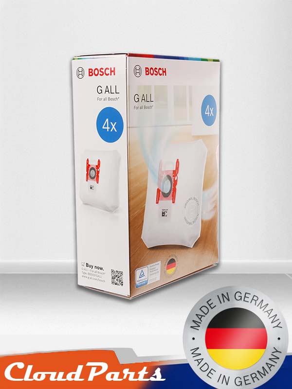 Bosch Elektrikli Süpürgeleri ile uyumlu Kağıt Toz Torbası - 4 Adet (uyumluluğu sorunuz)